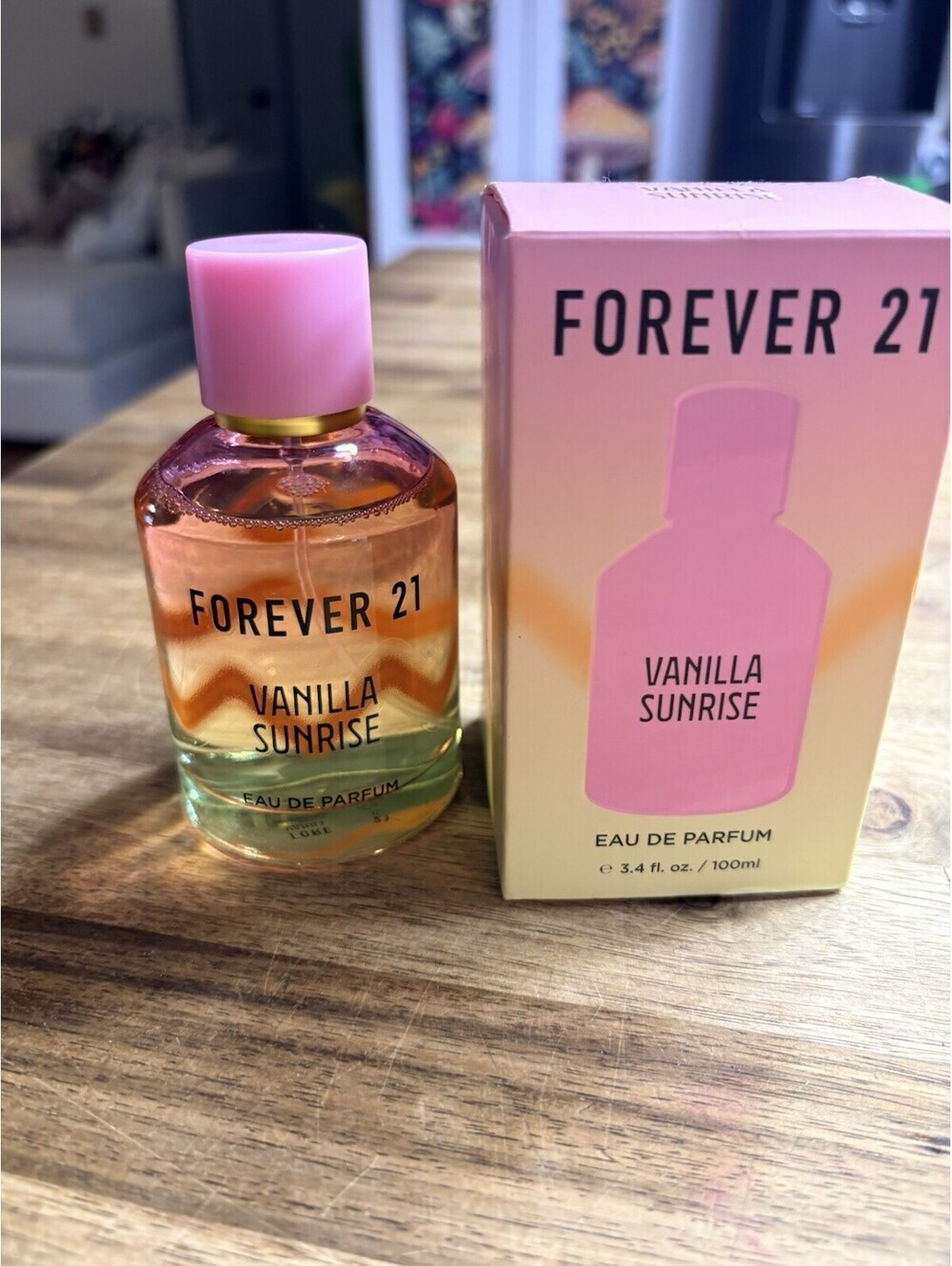 FOREVER 21 VANILLA SUNRISE 3.4 FL.OZ 100 ML EDP SPRAY FOR WOMEN IN A BOX